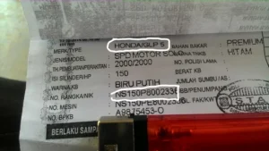 Pentingnya Mengecek Nomor Mesin Motor di STNK: Cegah Curanmor dan Hindari Masalah Hukum
