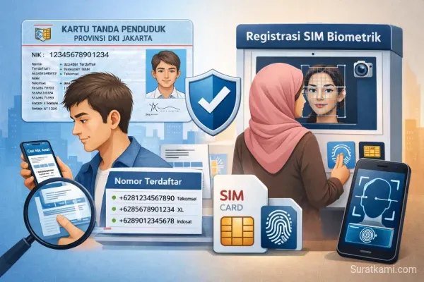 10 Juta Pelanggan Seluler Sudah Registrasi Kartu SIM Biometrik: Langkah Cegah Penyalahgunaan NIK