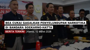 Bea Cukai Soekarno-Hatta Gagalkan Penyelundupan 3.336 Gram Narkotika Happy Water