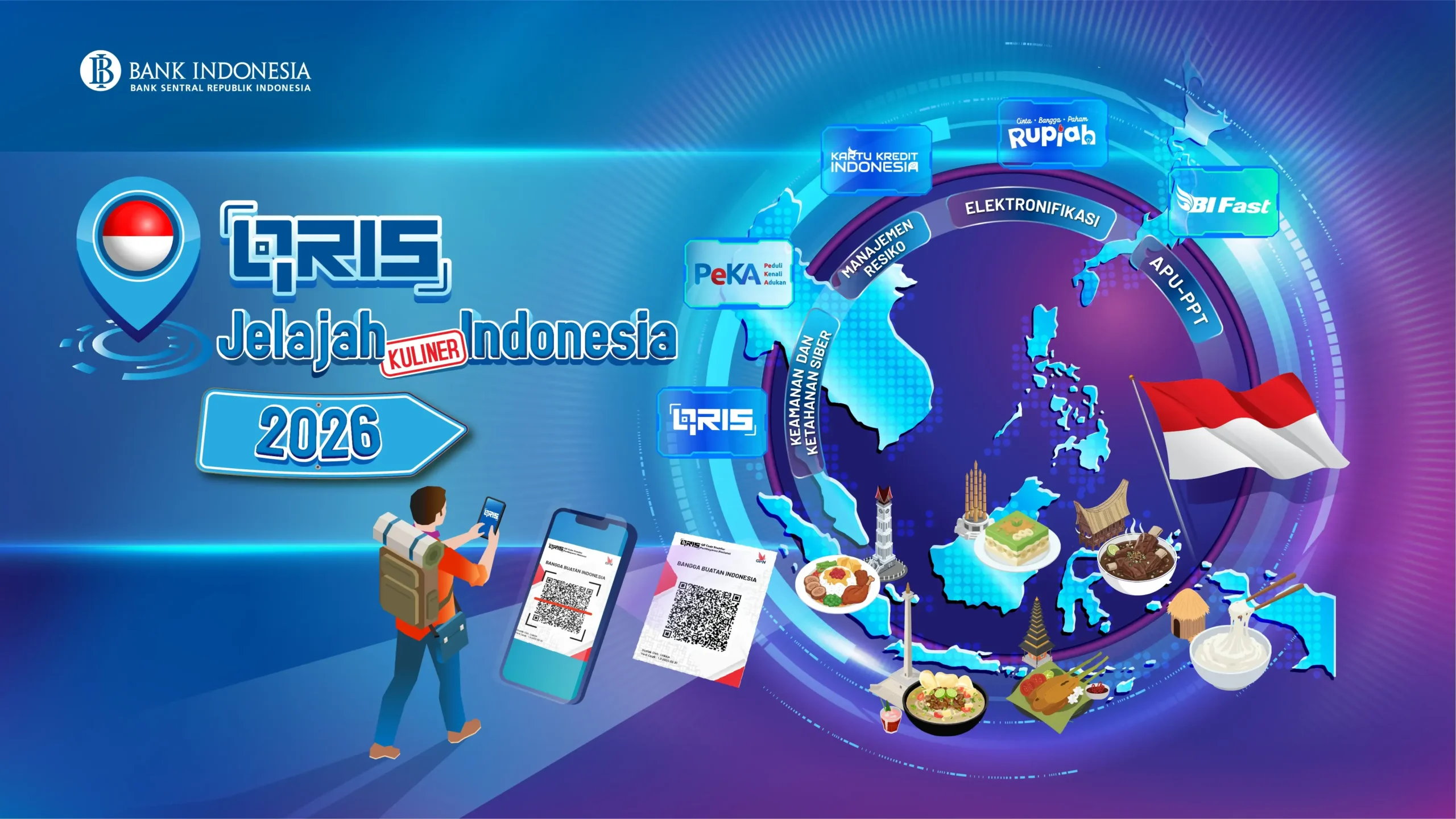 BI Tegal Dorong Digitalisasi Pembayaran Lewat QRIS Jelajah Kuliner 2026