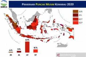 BMKG: 60,5% Wilayah Indonesia Mulai Kemarau, Waspada Karhutla