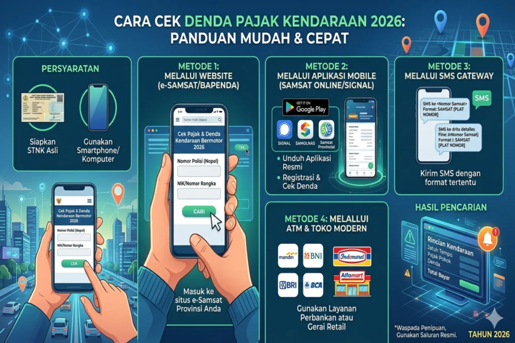 Cara Cek Pajak Kendaraan dengan Mudah: Online, Offline, dan Tips Menghindari Denda
