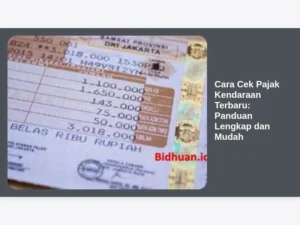 Cara Cek Pajak Kendaraan dengan Nomor Rangka: Panduan Lengkap dan Aman