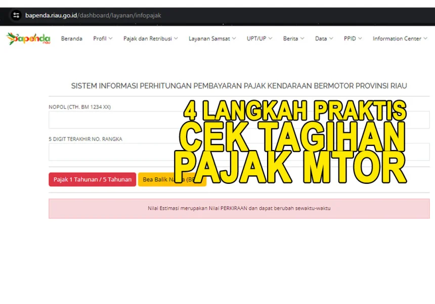 Cara Cek Pajak Motor Online: Panduan Lengkap via Aplikasi, Website, dan SMS