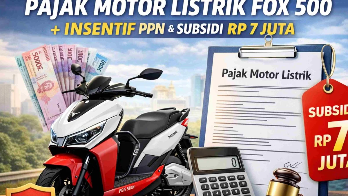 Cek Harga Pajak Motor 2026: Motor Listrik Cuma Rp35 Ribu, Ini Perbandingannya dengan Motor Bensin