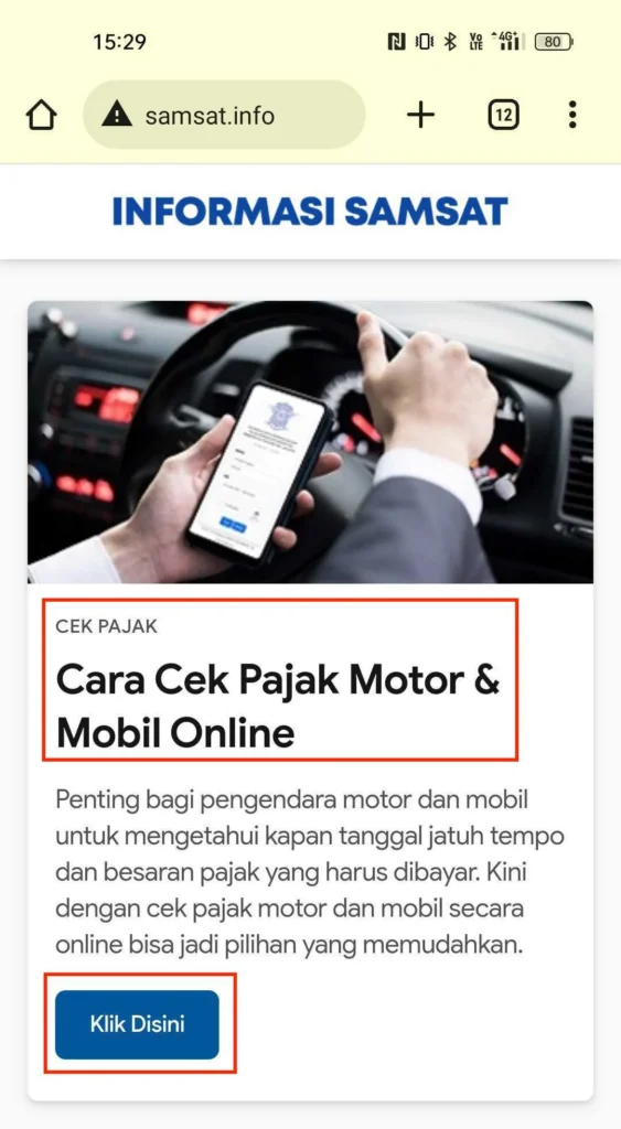 Cek Pajak Kendaraan dengan SMS: Cara Mudah dan Aman Tanpa Antre