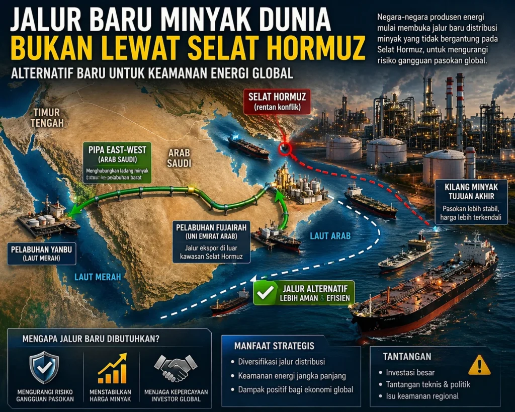 Chevron Bangun Jalur Pipa Alternatif Selat Hormuz di Irak dan Suriah