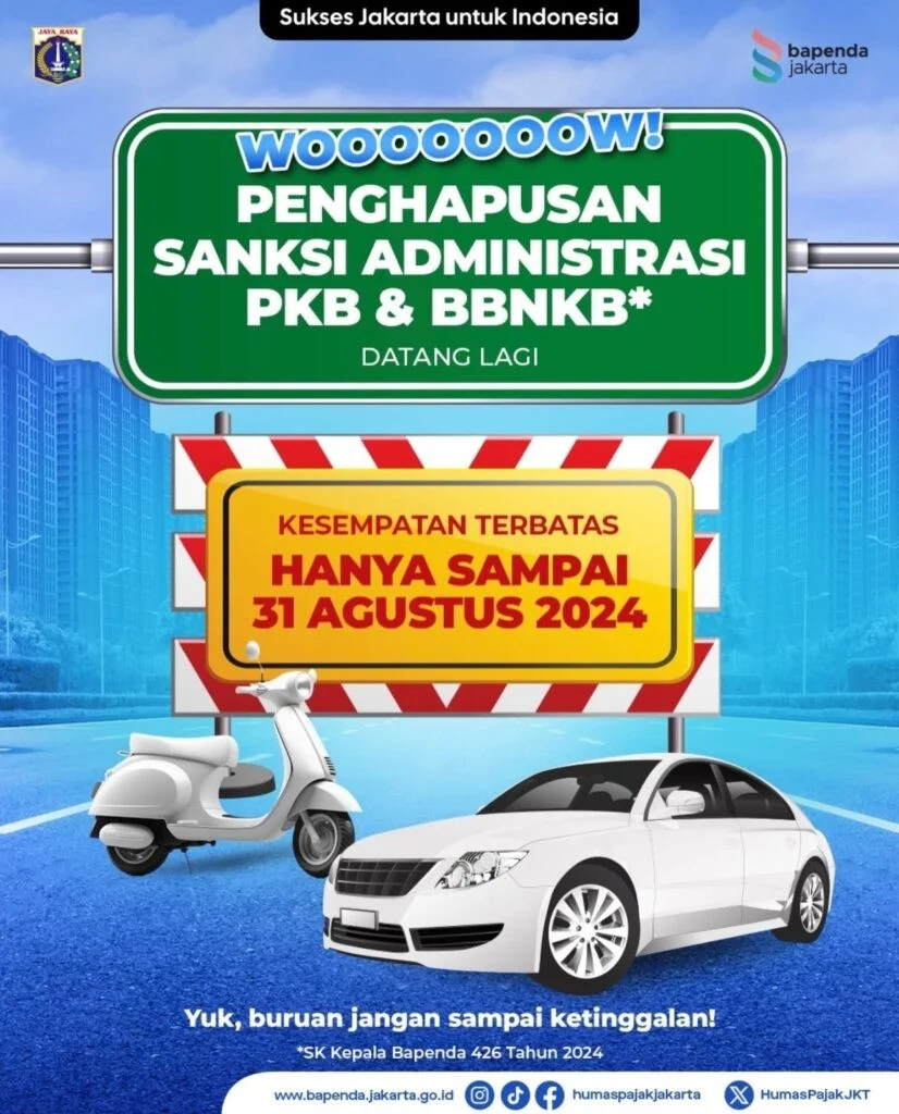 Denda Pajak Motor Telat? Manfaatkan Pemutihan di Jakarta hingga Agustus 2026