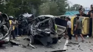 Detik-detik Maut di Sibolangit: Kesaksian Warga Tentang Kecelakaan Beruntun yang Tewaskan 4 Orang