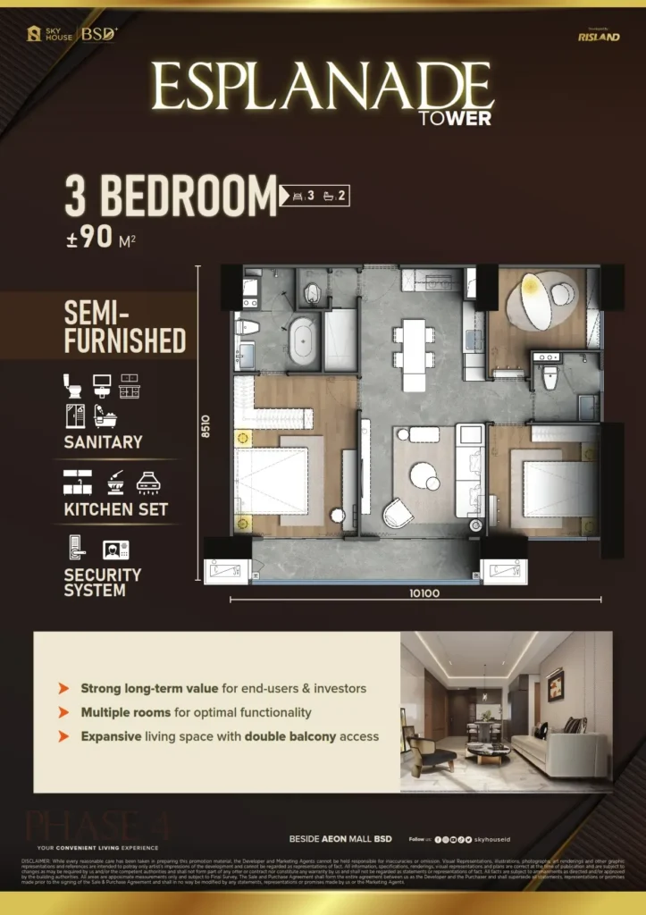 Esplanade Tower: Tower Terakhir Sky House BSD+ Targetkan Pembeli Akhir dan Investor