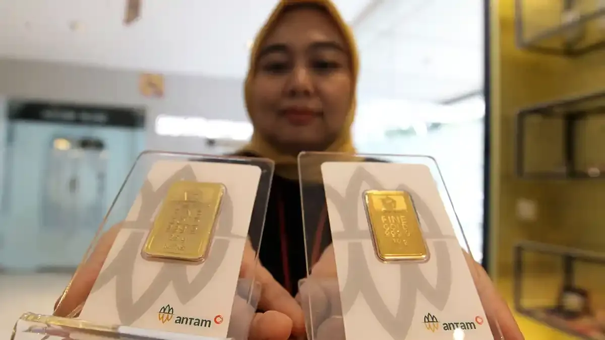 Harga Emas Antam Hari Ini 8 Juli 2026 Kembali Turun ke Level Rp2.641.000 per Gram