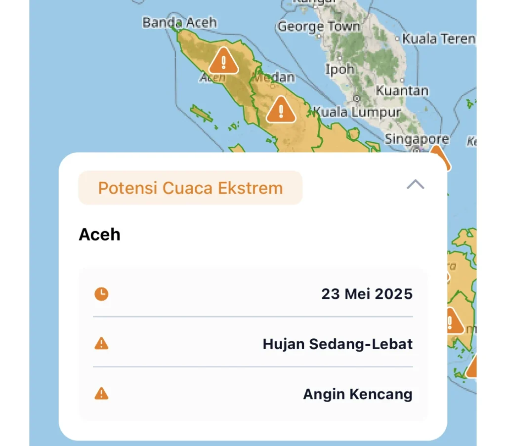 Info Terkini Aceh: Suhu Capai 34°C, BMKG Ingatkan Cuaca Panas Ekstrem
