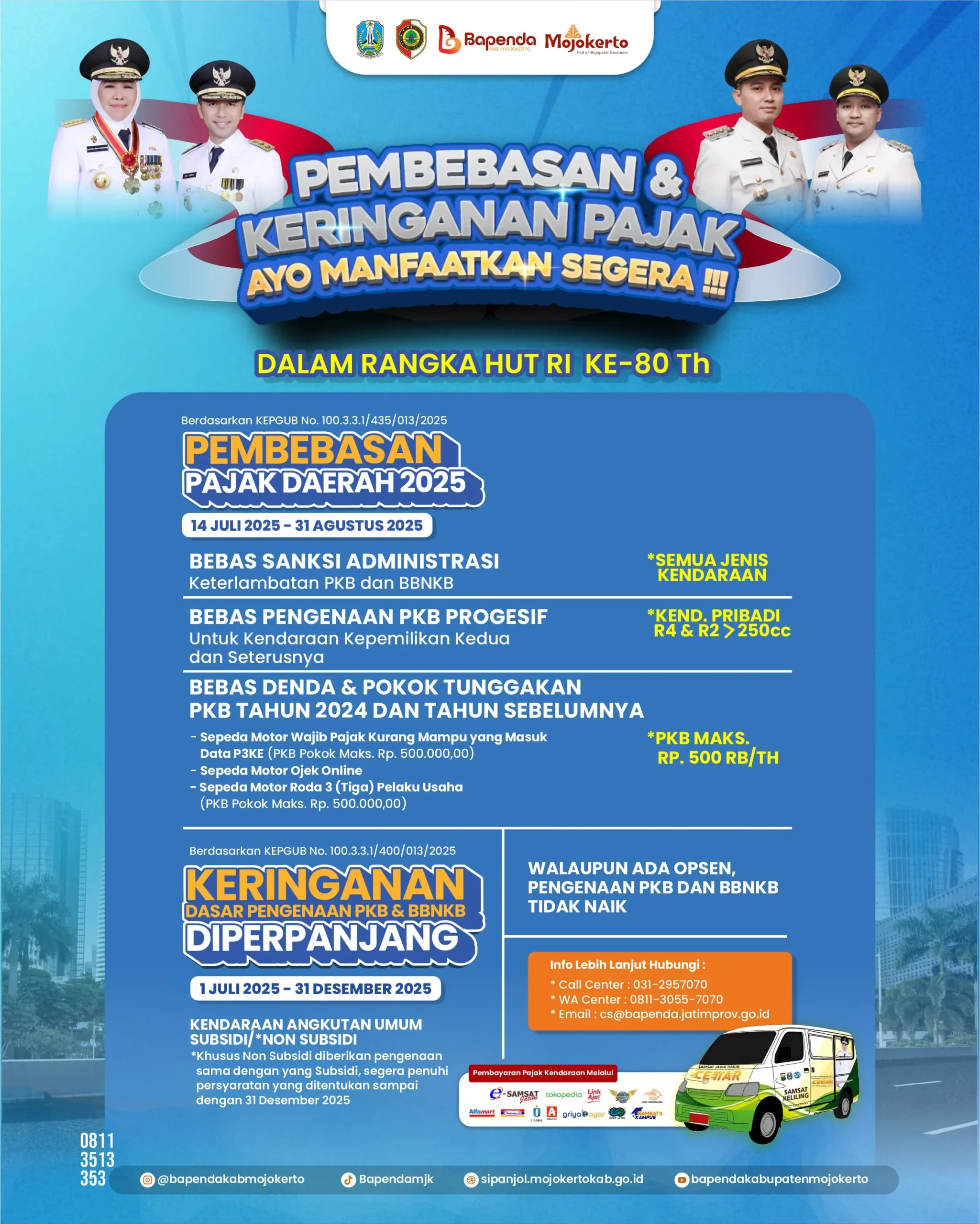 Informasi Pajak Kendaraan Bermotor: Keringanan, Progresif, dan Layanan Samsat Keliling