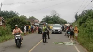 Kecelakaan Maut di Jalan Lintas Sumatra: Dua Pengendara Motor Tewas Tabrakan dengan Innova