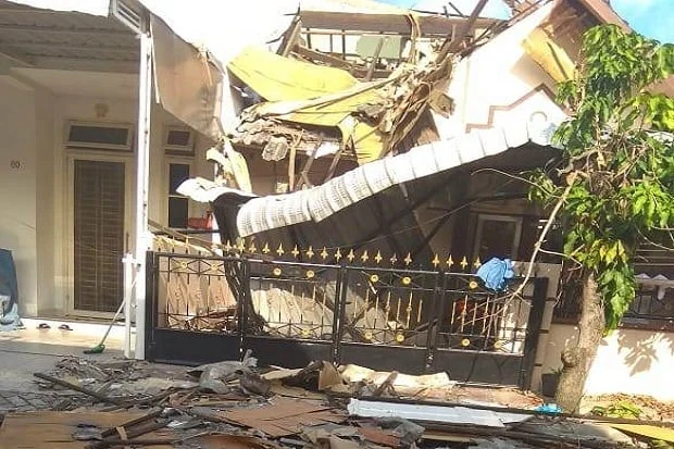 Ledakan Dahsyat di Grand Polonia Medan: Satu Rumah Hancur, Diduga Akibat Kebocoran Gas Bawah Tanah