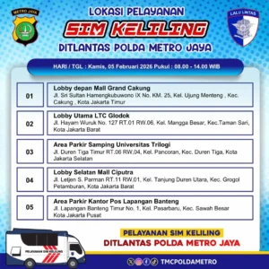 Lima Lokasi SIM Keliling Jakarta Hari Ini, Mudahkan Perpanjangan SIM Tanpa ke Satpas