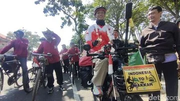 Mengagumkan! Pria Nganjuk Berjalan Kaki ke Mekkah, Lintasi 11 Negara dalam 16 Bulan