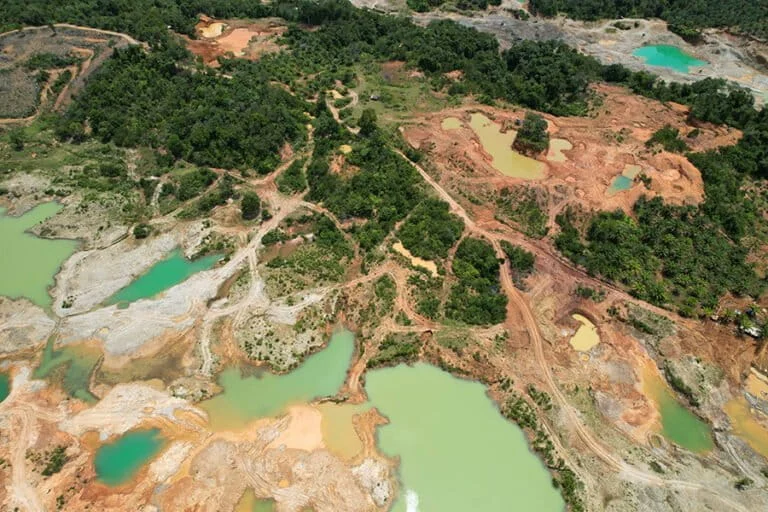 Menjelang Revalidasi UNESCO, Satgas Gabungan Temukan Bekas Tambang Emas Ilegal di Kawasan Geopark Merangin