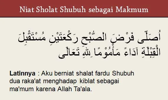 Panduan Lengkap Niat Sholat Subuh sebagai Makmum: Arab, Latin, dan Artinya