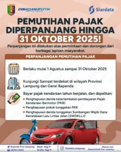 Pemutihan Pajak Kendaraan Lebih dari Satu Tahun