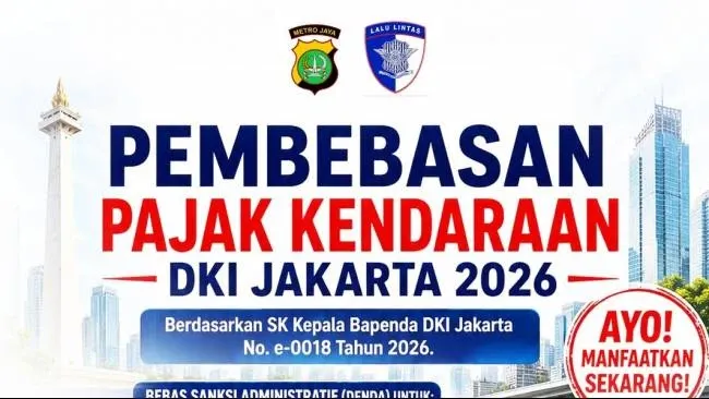 Pemutihan Pajak Motor Jakarta 2026: Buruan Manfaatkan Bebas Denda hingga 31 Agustus