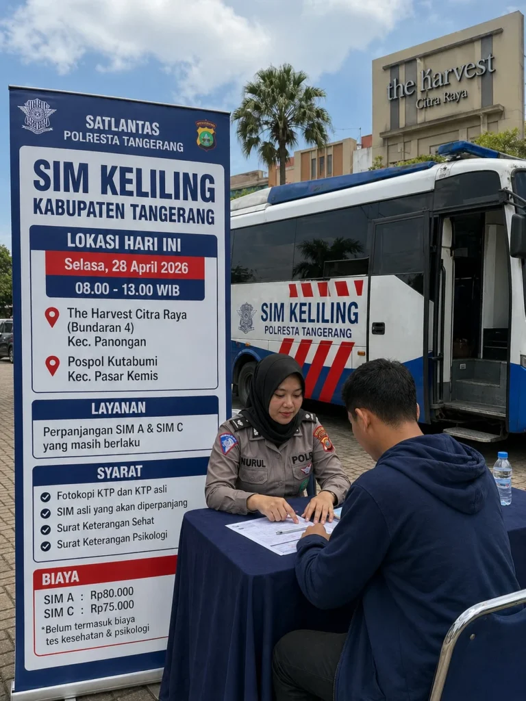 Pendaftaran SIM Kolektif Tangerang Pusat