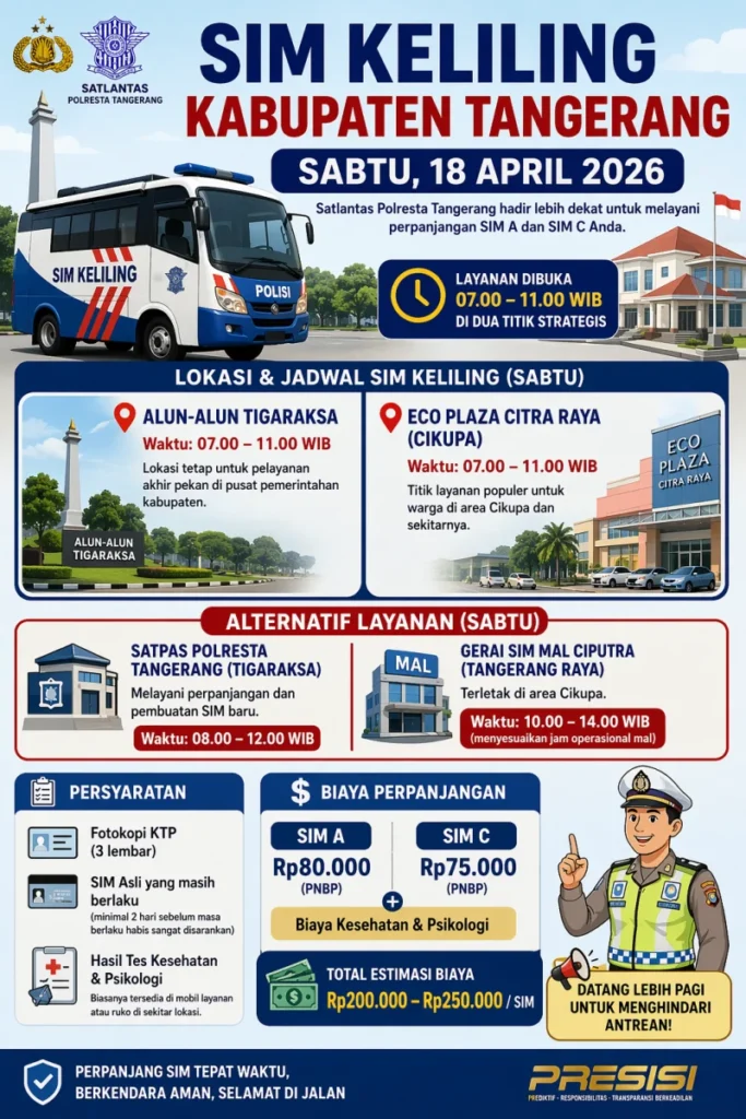 Pendaftaran SIM Kolektif untuk Driver Tangerang