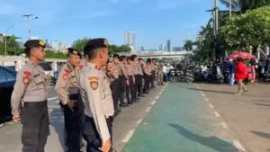 Pengamanan Ketat di Gambir dan DPR: 700 Personel Gabungan Dikerahkan Kawal Aksi Unjuk Rasa