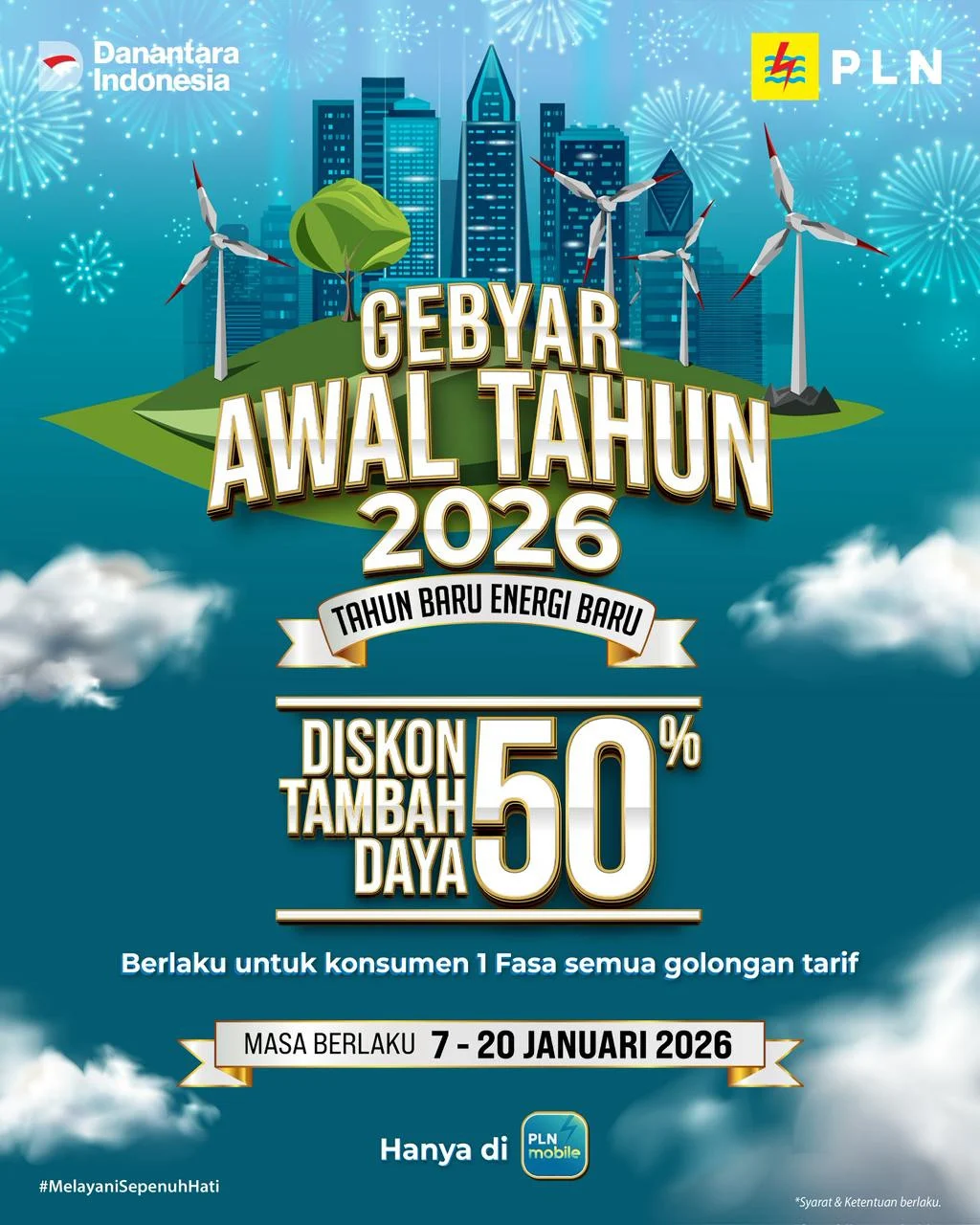 PLN Hadirkan Promo Diskon 50% Biaya Tambah Daya Listrik, Pelanggan Bisa Nikmati Semangat Baru Makin Berdaya