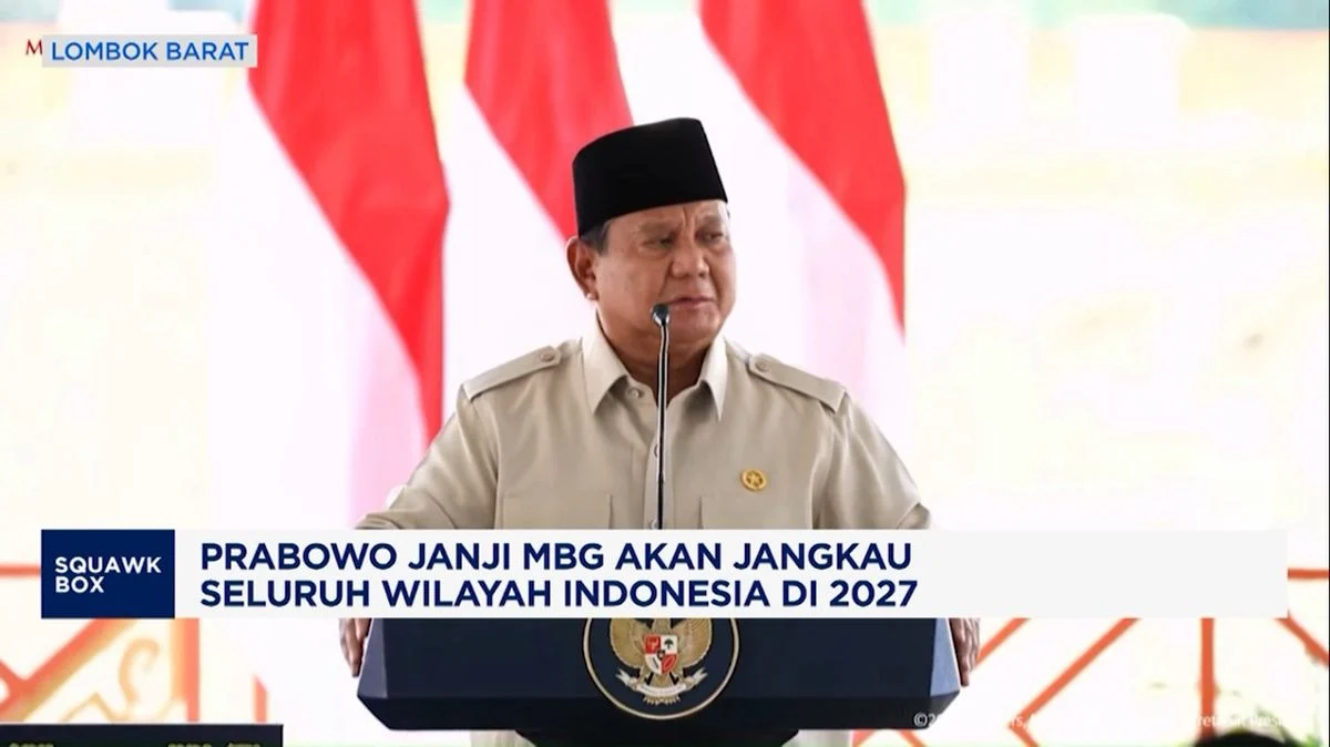 Prabowo Targetkan Program Makan Bergizi Gratis (MBG) Merata di Seluruh Indonesia pada 2027