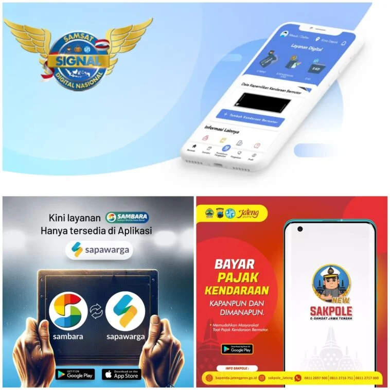 Praktis Bayar Pajak Motor Online dengan Aplikasi SIGNAL, Waspadai Hoaks Pemutihan