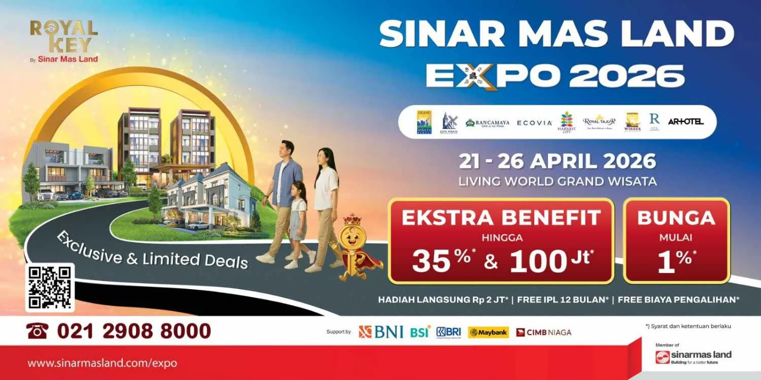 Sinar Mas Land Expo 2026 Hadir Kembali di Living World Kota Wisata Cibubur dengan Diskon hingga 35%