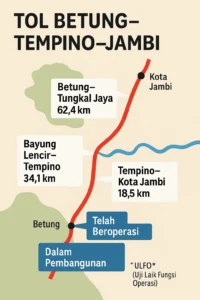 Transportasi Jambi Makin Lancar: Kemenhub Pastikan Pasokan BBM Aman, Tol Betung-Jambi 30 Menit, dan Biro Jasa Terdekat di Jambi Siap Melayani