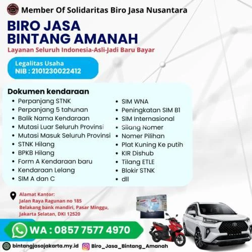 Biro Jasa STNK Murah: Apa yang Perlu Diketahui