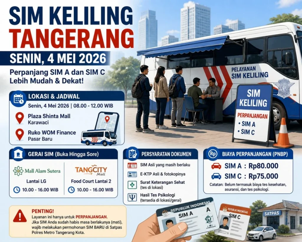 Pendaftaran SIM Kolektif Tangerang Dengan Ketepatan Waktu
