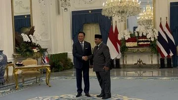 Prabowo Gelar Pertemuan 4 Mata dengan PM Thailand di Istana Jakarta, Bahas Kerja Sama Strategis